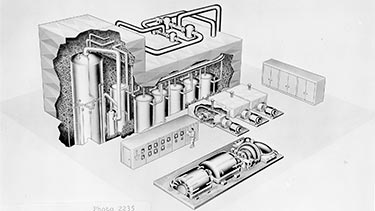 Line Drawing of Weirton tonnage plant, 1951